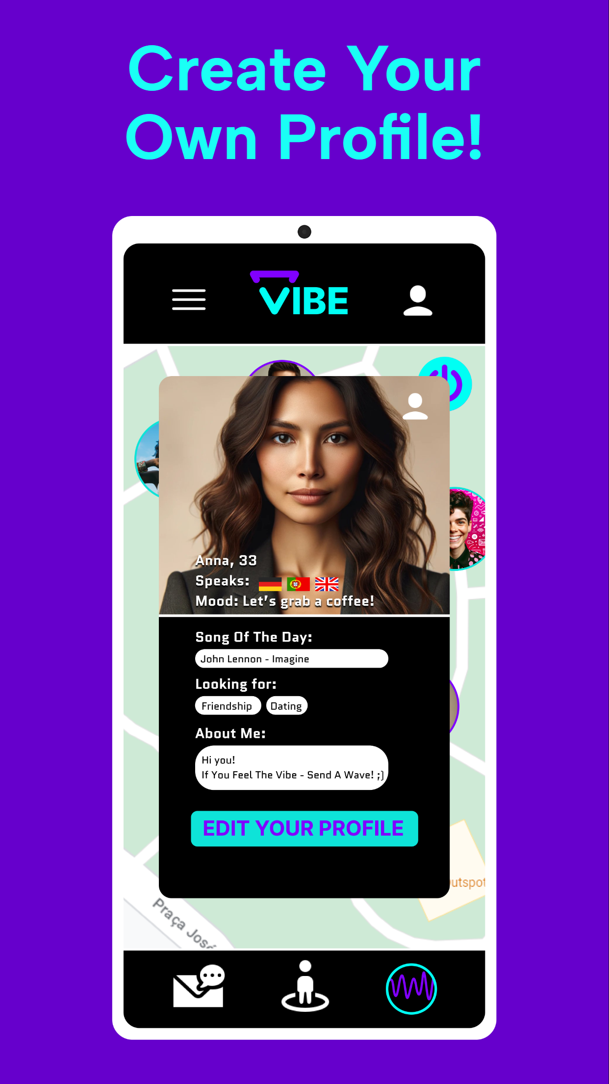 Vibe app screenshot